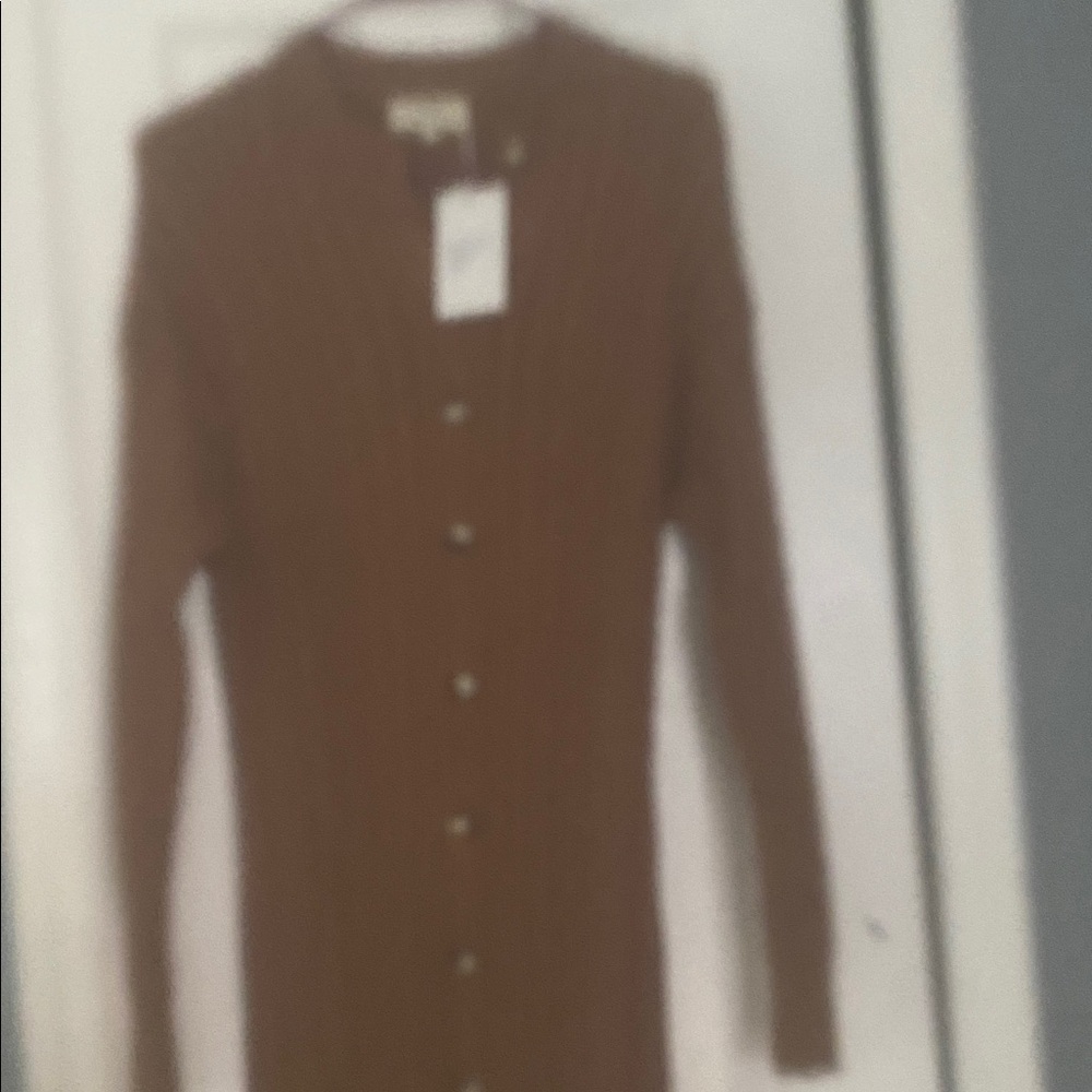 Brown Ribbed dress - Picture 4 of 4